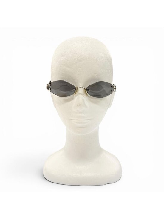 Cartier Rimless Two Point Logo Eyewear Sunglasses Silver Black 20 main image 11